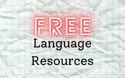 Free Language Resources