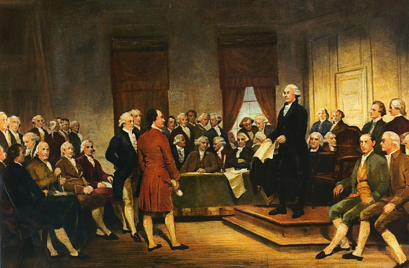 Washington at Constitutional Convention of 1787 by Junius Brutus Stearns