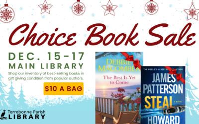 Choice Book Sale hosted by Friends of the Terrebonne Public Library